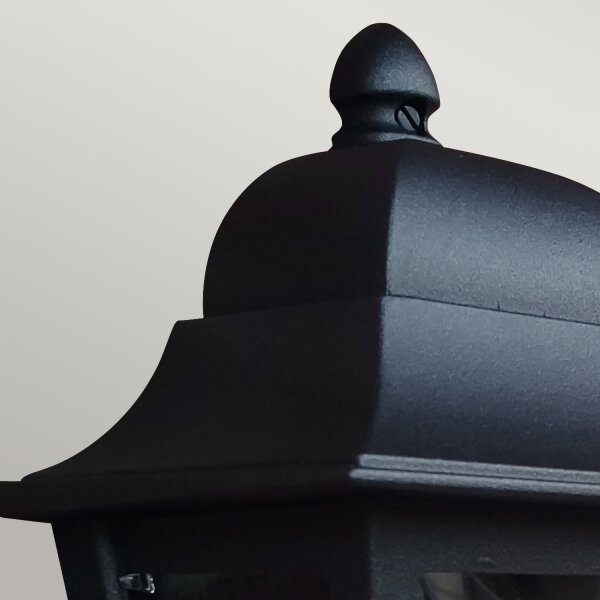 Applique extérieure Rustique Noir IP44 E27 Aluminium