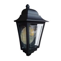 Applique extérieure Rustique Noir IP44 E27 Aluminium