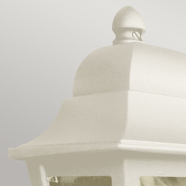 Lampe dextérieur murale IP44 en crème rustique E27 H : 32,5 cm