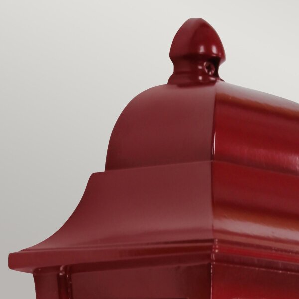 Applique murale extérieure IP44 E27 Aluminium Rustique Rouge GRACIE