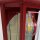 Applique murale extérieure IP44 E27 Aluminium Rustique Rouge GRACIE