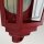 Applique murale extérieure IP44 E27 Aluminium Rustique Rouge GRACIE