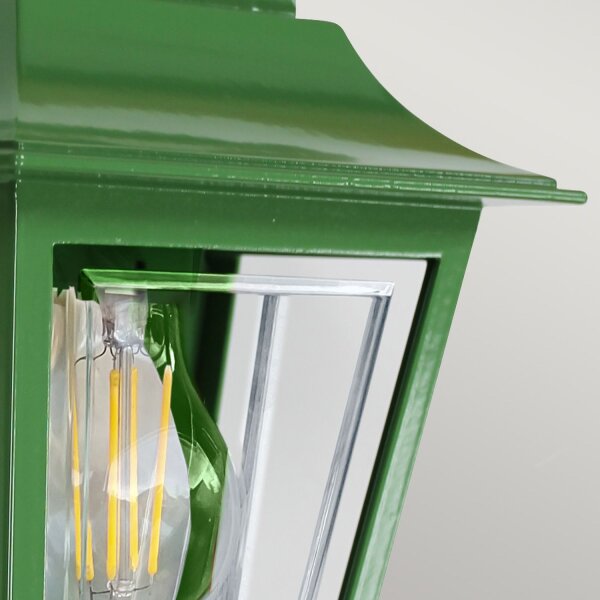 Lampe dextérieur Mur Rustique IP44 H : 32,5 cm E27 Vert