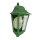 Lampe dextérieur Mur Rustique IP44 H : 32,5 cm E27 Vert
