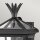 Applique extérieure noir verre aluminium IP44 E27 Vintage