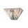 Applique verre métal style Tiffany L : 30,5 cm 2x E14