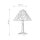 Lampe de table en verre coloré métal style Tiffany 35 cm de haut E27