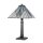 Lampe de table style Tiffany 50,4 cm verre coloré métal E27