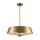 Plafonnier rond 4x E14 réglable en hauteur en laiton TILLY