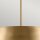 Plafonnier rond 4x E14 réglable en hauteur en laiton TILLY