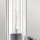 Lampe de salle de bain murale IP44 en chrome noir verre métal E27