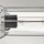 Applique murale IP44 61 cm de long en chrome noir 2x E27