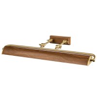 Lampe à tableau aspect bois métal 70 cm en...