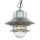 Lampe dextérieur en acier inoxydable E27 IP44 en argent Maritim