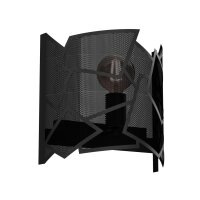 Applique d&eacute;corative M&eacute;tal Noir L:26 cm E27...