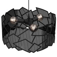 Suspension moderne métal L:49,5 cm E27...