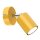 Applique murale jaune orientable &Oslash; 8 cm GU10 m&eacute;tal enfants