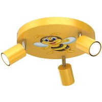 Lampe pour chambre denfant Plafond jaune &Oslash; 30 cm...
