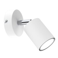 Applique blanche &Oslash; 8 cm orientable GU10...