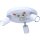 Plafonnier Enfants Bleu &Oslash; 30 cm orientable GU10 M&eacute;tal