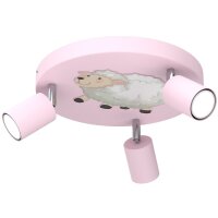 Plafonnier Rose M&eacute;tal &Oslash; 30 cm GU10 Chambre...
