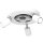 Plafonnier Blanc &Oslash; 30 cm orientable M&eacute;tal 3x GU10 Enfants