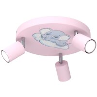 Lampe pour chambre denfant Plafond 3x GU10 &Oslash; 30 cm...