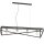 Longue lampe suspendue noire chrome E27 100 cm Industrial