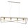 Lampe à suspendre industrielle métal beige or E27 100 cm XXL