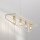 Lampe à suspendre industrielle métal beige or E27 100 cm XXL