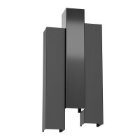 Applique Métal Noir H:72 cm GU10 lumière...