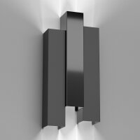 Applique Métal Noir H:72 cm GU10 lumière...
