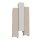 Applique Métal Beige Gris clair H:72 cm GU10 indirect