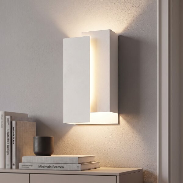 Applique décorative Métal Blanc G9 H:28,5 cm indirect
