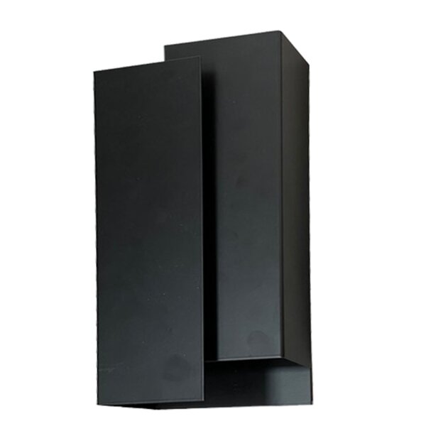 Applique décorative noire G9 H:28,5 cm indirecte