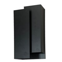 Applique décorative noire G9 H:28,5 cm indirecte