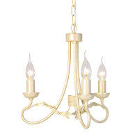 Lustre GOTICA 6 Cr&egrave;me 3xE14 &agrave; raccourcir...