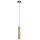 Suspension &eacute;l&eacute;gante en m&eacute;tal rond GU10 L:12 cm en or
