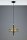 Suspension moderne métal verre en ambre G9 sphère