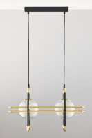 Lampe à suspendre verre métal G9 2 feux...