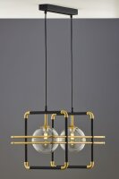 Lampe à suspendre verre métal G9 2 feux...