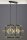 Lampe à suspendre verre métal G9 2 feux noir or