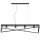 Longue lampe à suspendre Métal Noir E27 100 cm Industrial