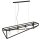 Suspension longue Noir Or E27 100 cm Industrial
