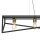 Suspension longue Noir Or E27 100 cm Industrial