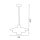 Lampe à suspendre décorative Blanc Noir Ø34 cm E27 Moderne