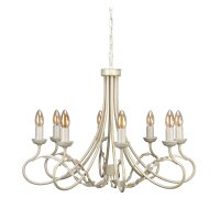 Lustre GOTICA 6 Crème Ø70cm à...