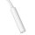 Spot mural métal G9 accentué P:35 cm bras flexible en blanc