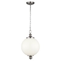 Lampe à suspendre LORIN en argent Ø30cm...