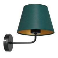 Applique Pétrole Or Tissu Métal P:20 cm E27...